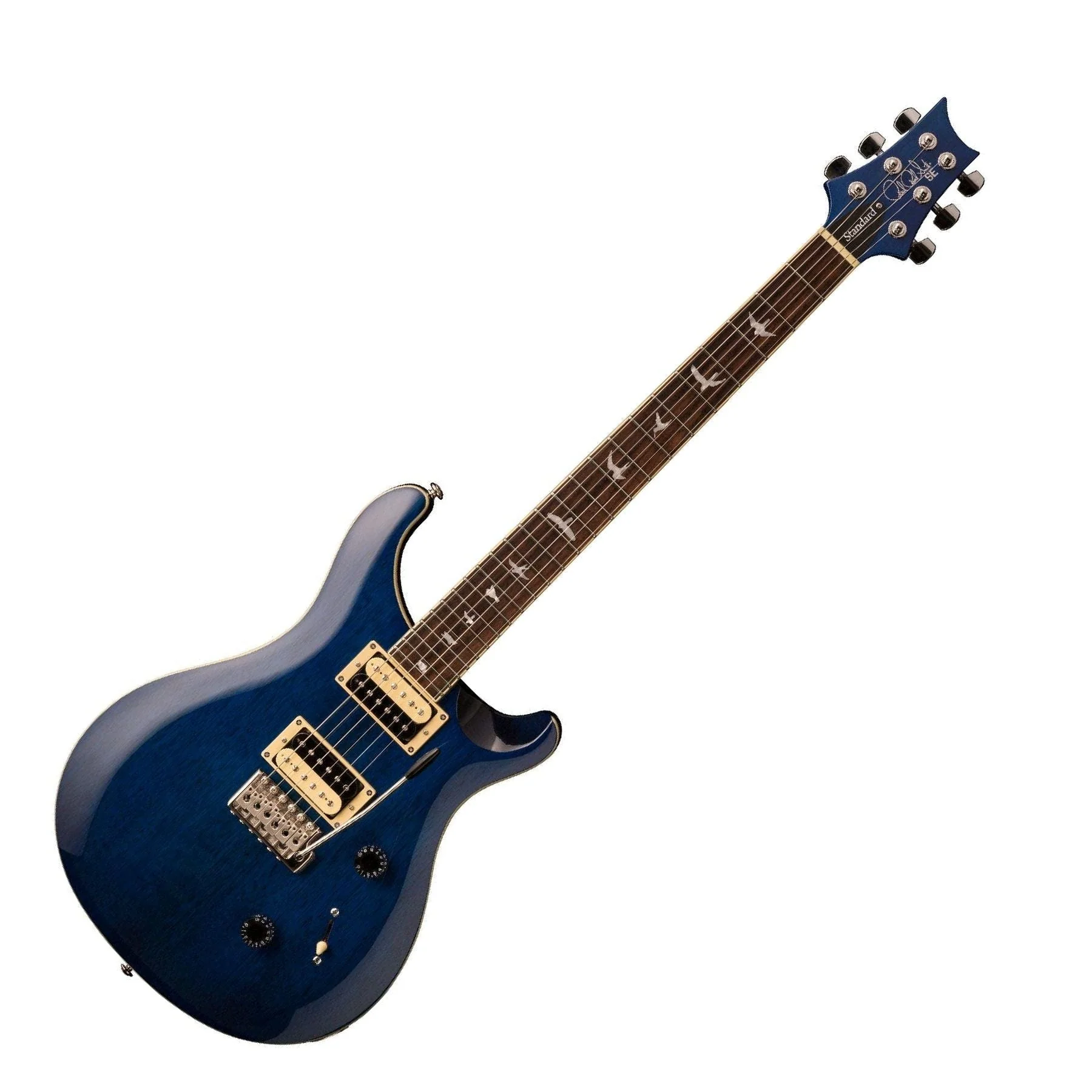 PRS SE STANDARD 24 Translucent Blue Electric Guitar - Image 2