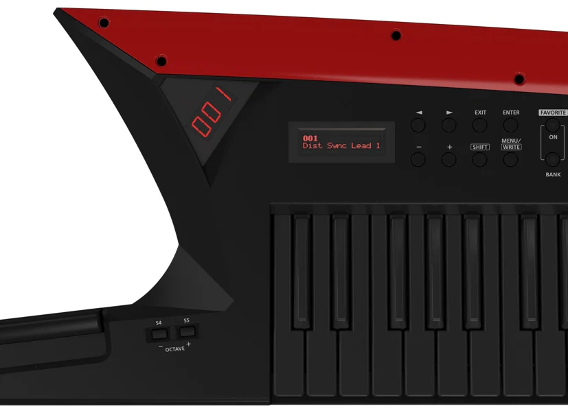 Roland AX-EDGE Keytar Professional Keytar Performance Synth; Black - Image 8