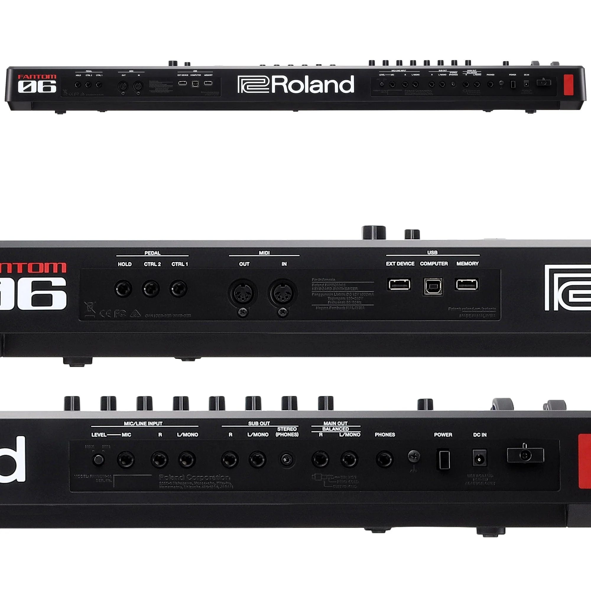 Roland FANTOM-06 61 Note Synthesizer Keyboard - Image 5