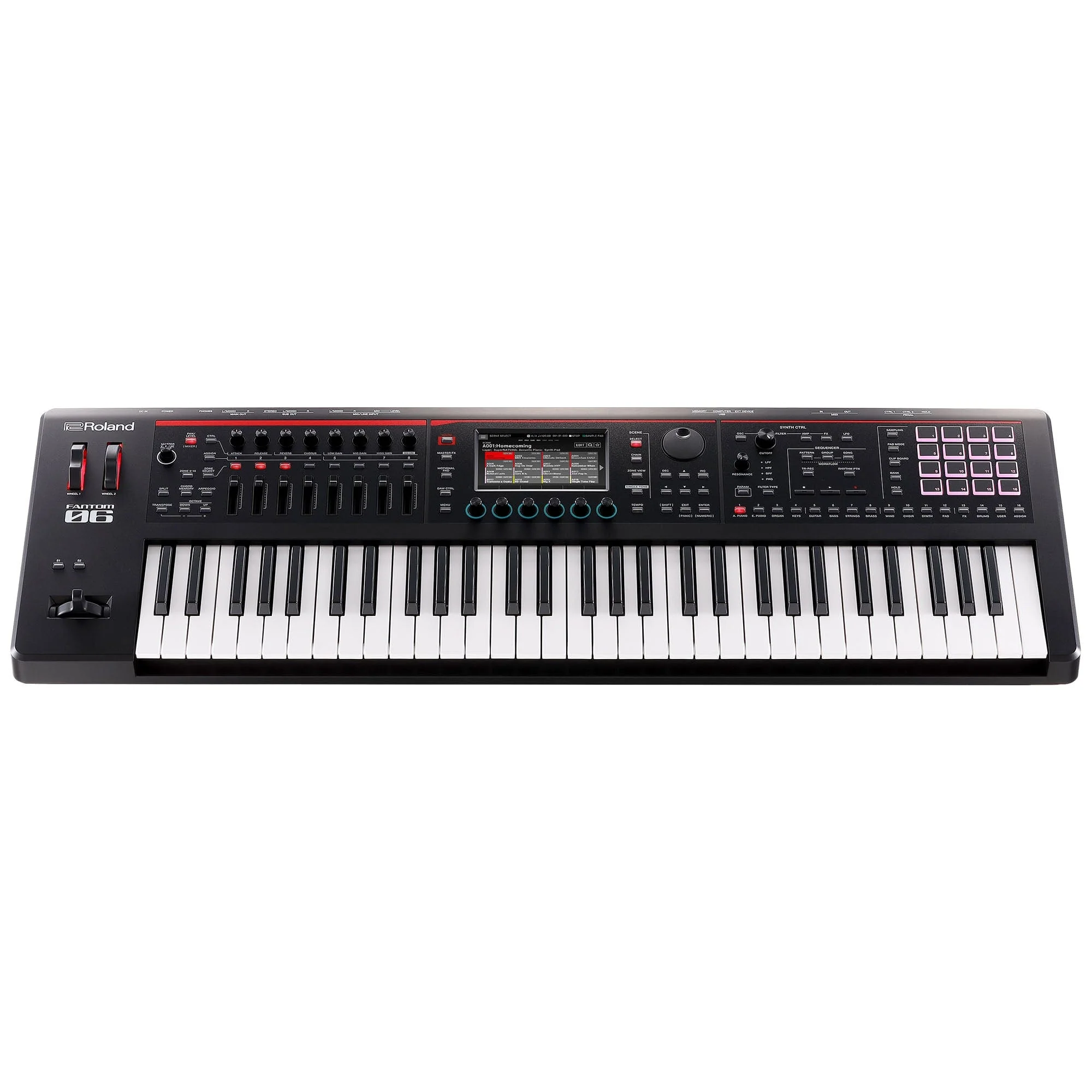 Roland FANTOM-06 61 Note Synthesizer Keyboard - Image 7