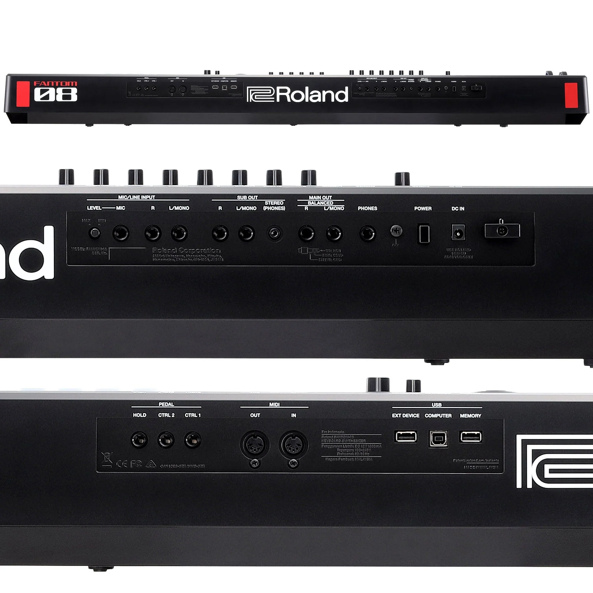 Roland FANTOM-08 88 Note Synthesizer Keyboard - Image 5
