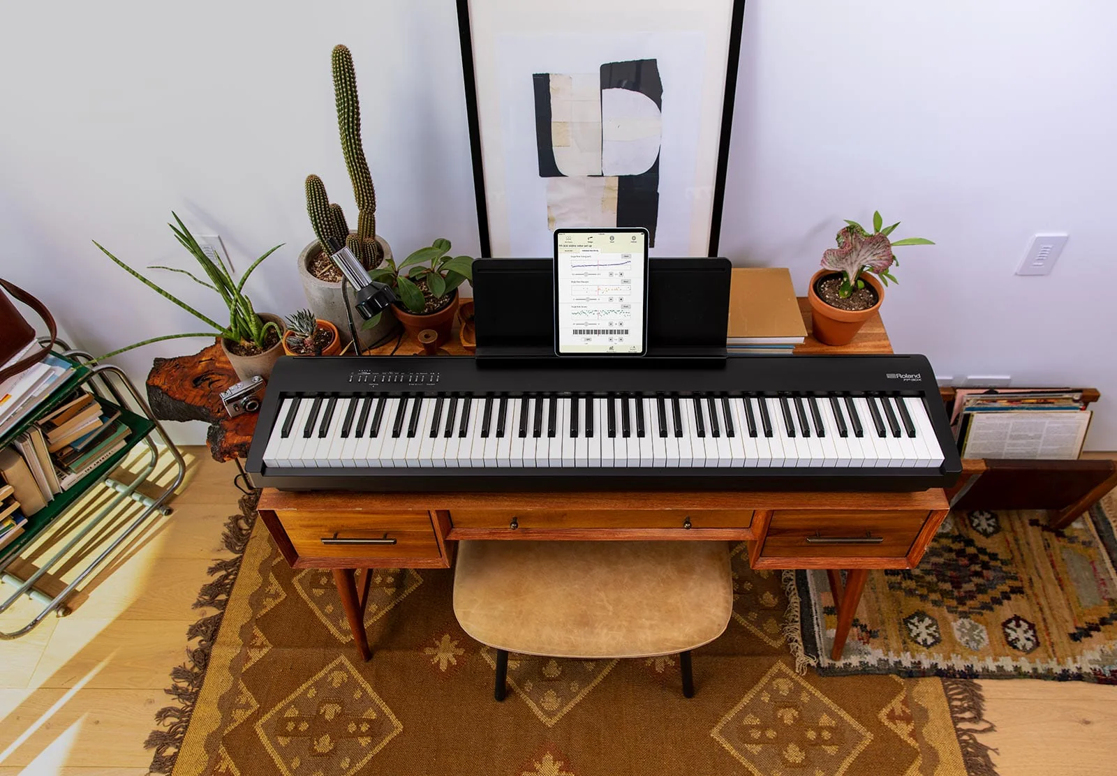 Roland FP30X Digital Piano; White - Image 8