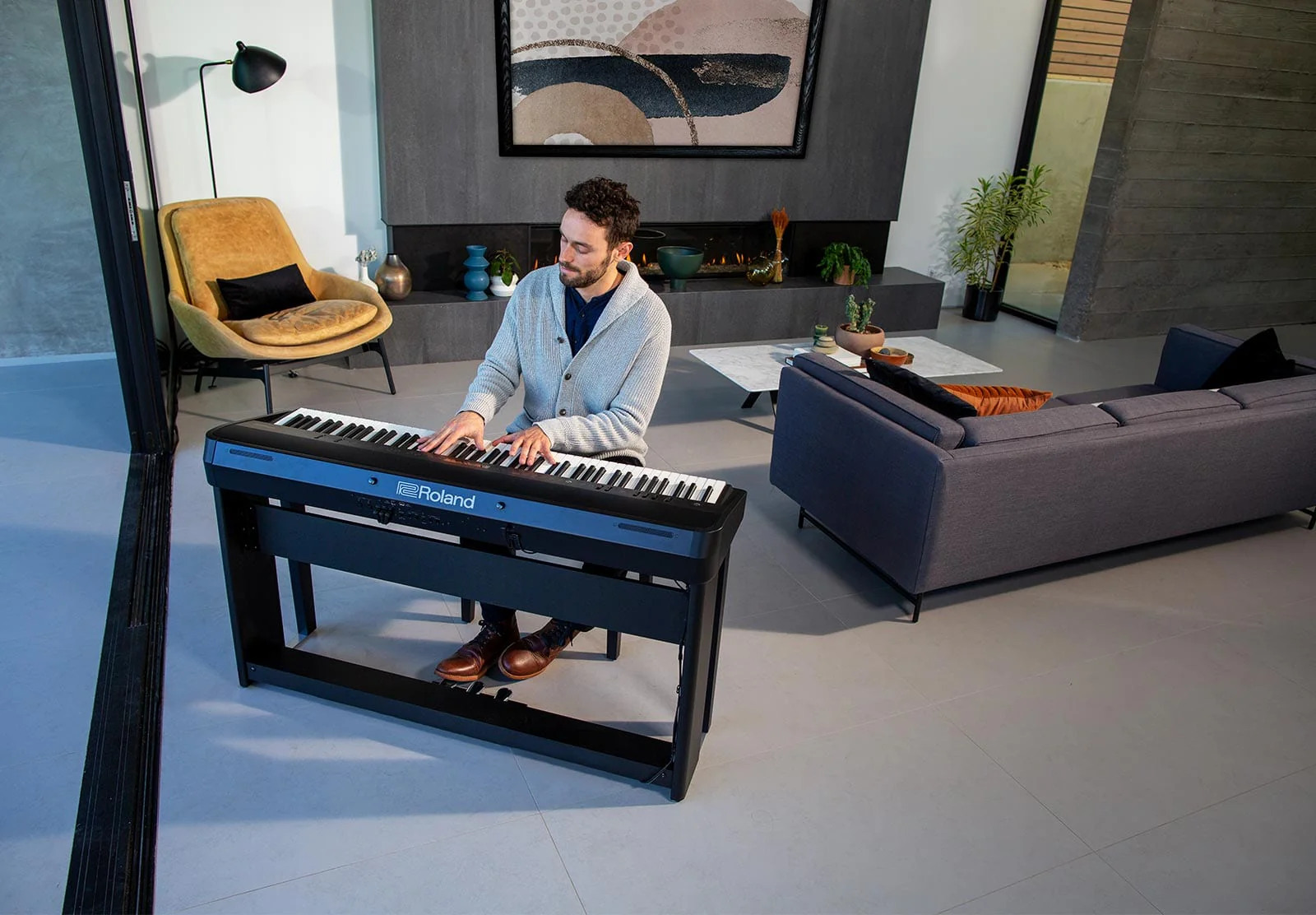 Roland FP60X Digital Piano; Black - Image 3