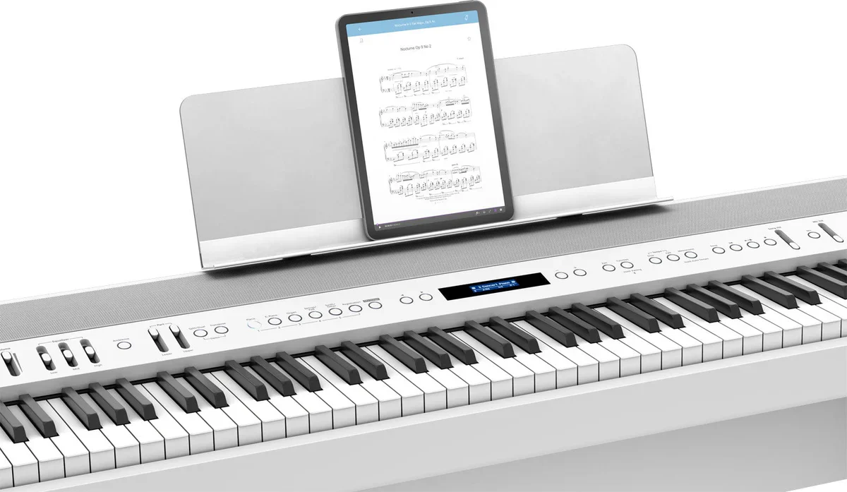 Roland FP90X Portable Digital Piano; White Stand & Bench Bundle - Image 11