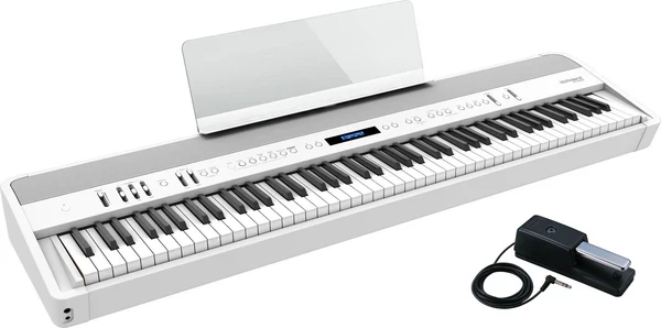 Roland FP90X Portable Digital Piano; White Stand & Bench Bundle - Image 2