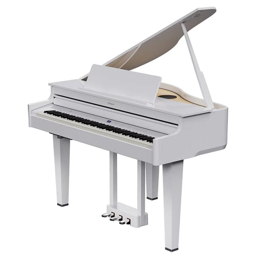 Roland GP6 Digital Grand Piano; Polished White