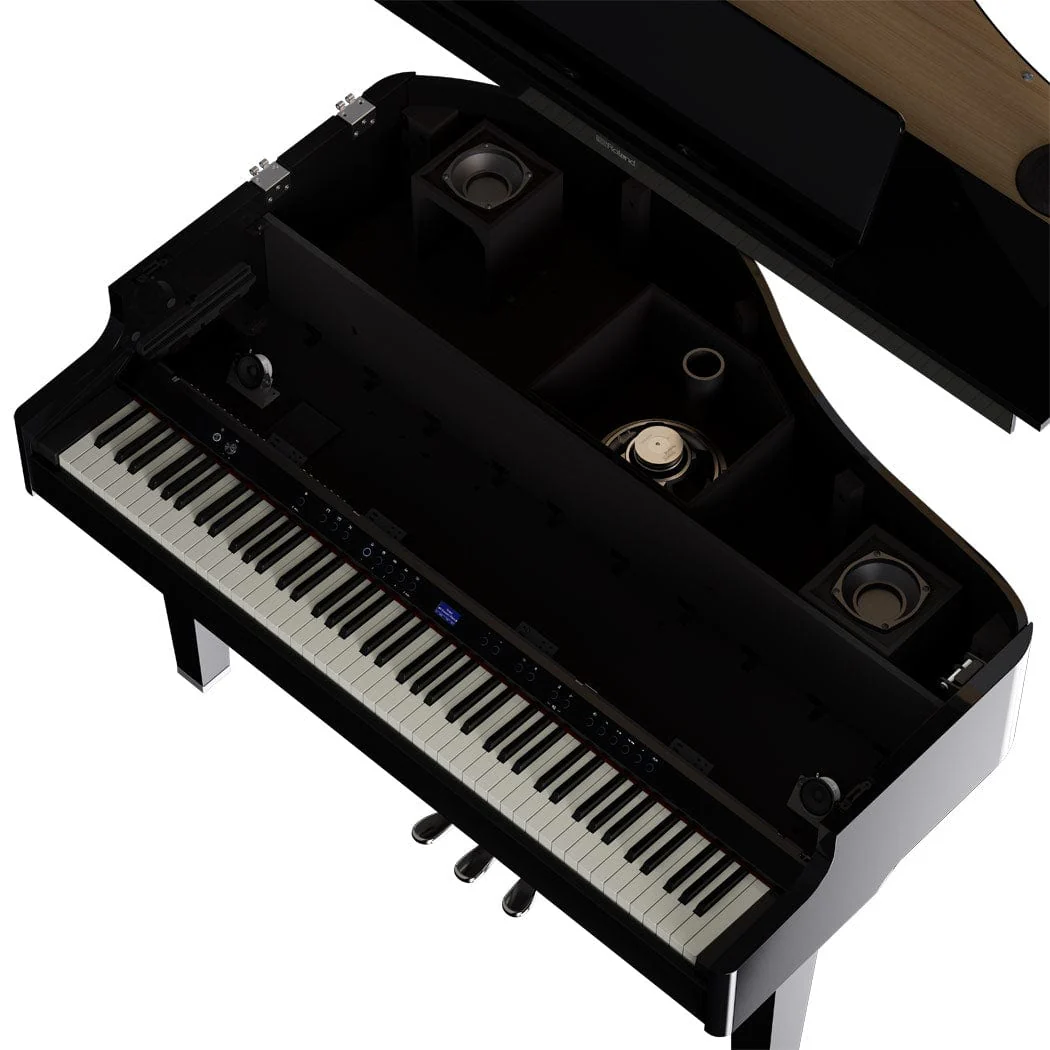 Roland GP6 Digital Grand Piano; Polished White - Image 14