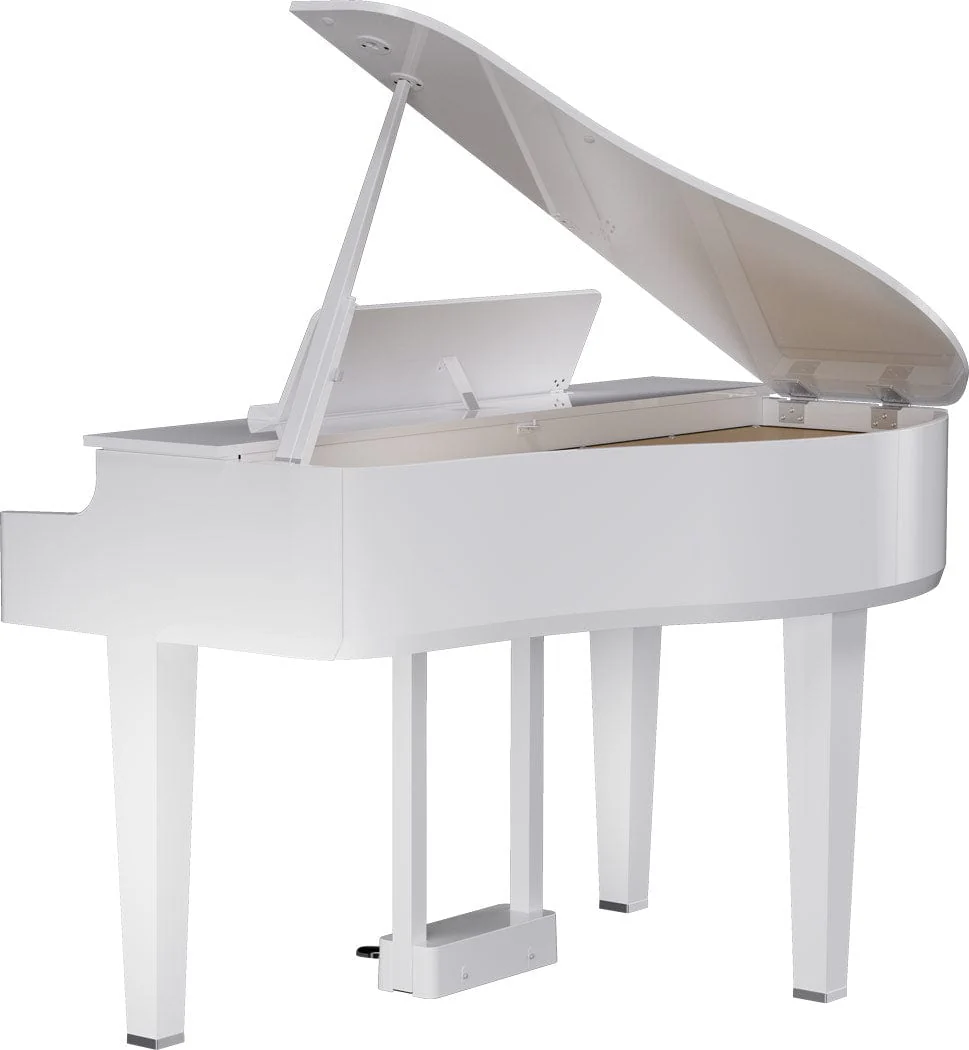 Roland GP6 Digital Grand Piano; Polished White Branded Package - Image 13