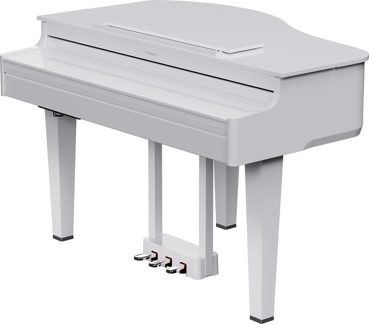 Roland GP6 Digital Grand Piano; Polished White Concert Package - Image 7