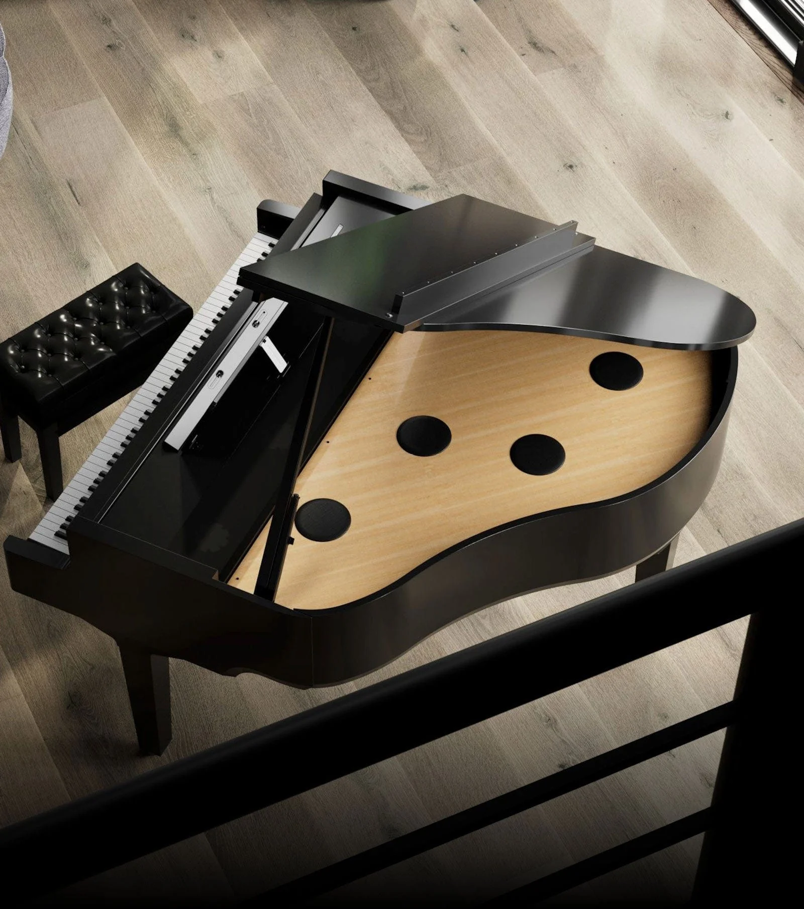 Roland GP9M Self-Playing Digital Grand Piano; Polished Ebony - Image 6