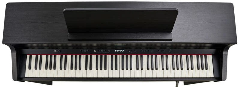 Roland HP702 Charcoal Black with Piano Stool & Roland RH200 Headphones - Image 11
