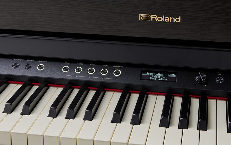 Roland HP702 Digital Piano; Charcoal Black - Image 9