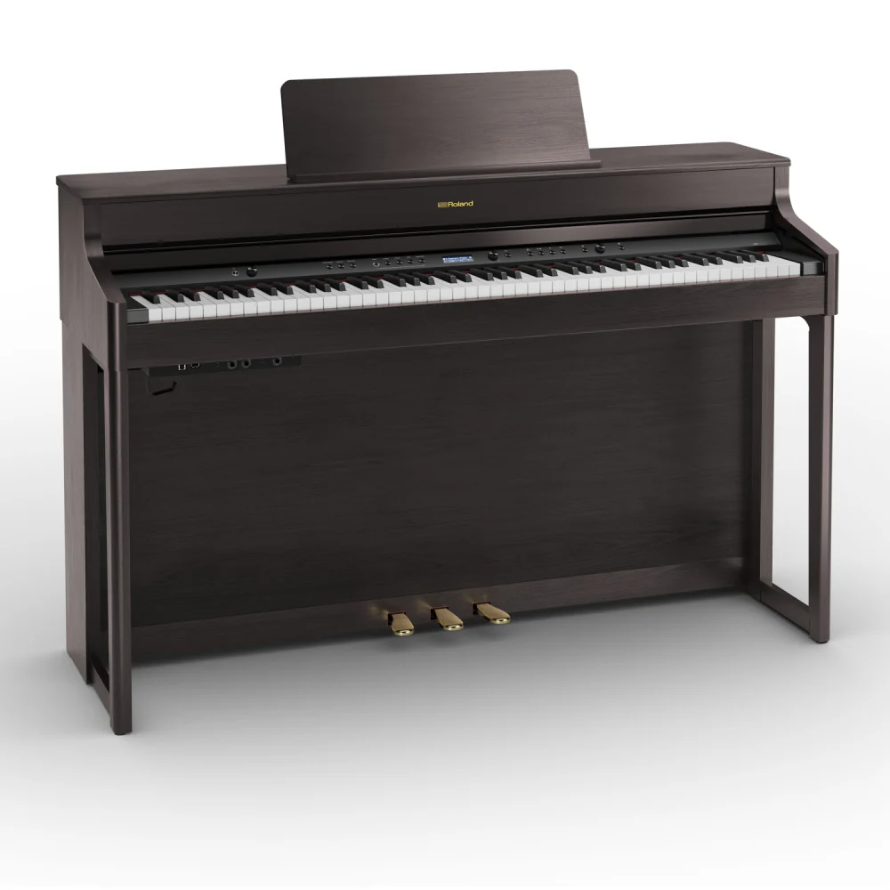 Roland HP702 Digital Piano; Dark Rosewood - Image 8