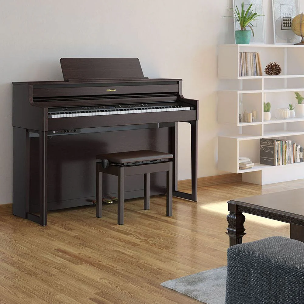 Roland HP704 Dark Rosewood Digital Piano Value Package - Image 3