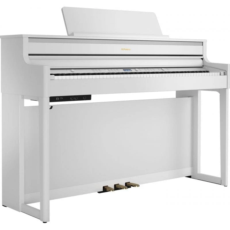 Roland HP704 Digital Piano; White - Image 7