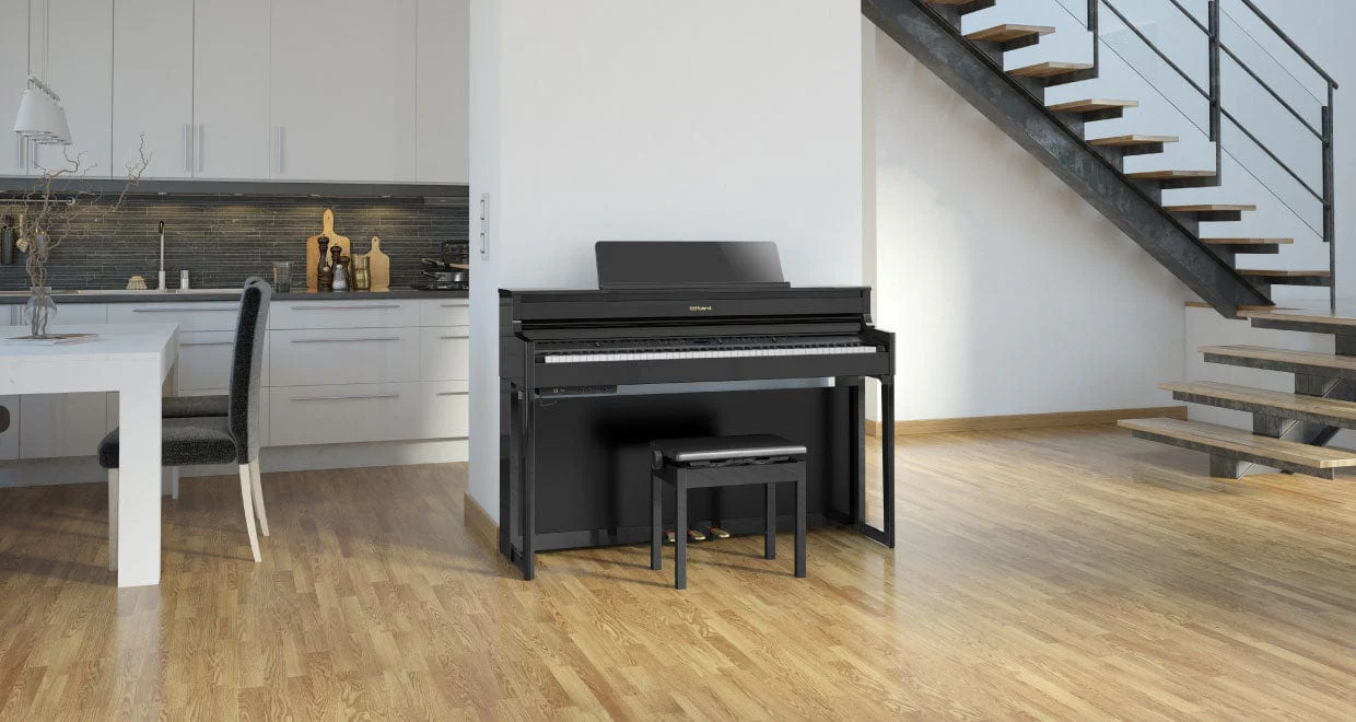 Roland HP704 Polished Ebony Concert Package - Image 9