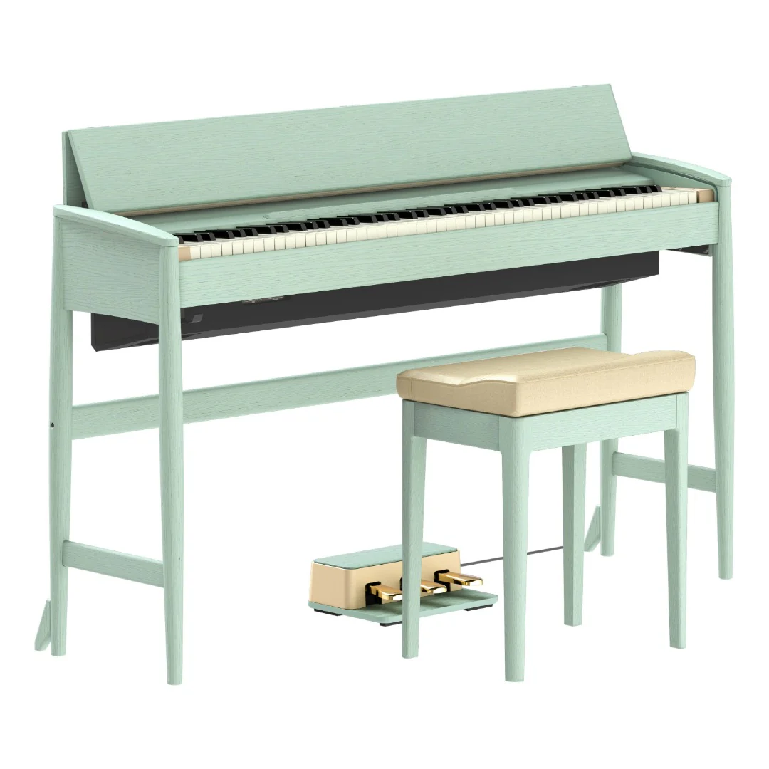 Roland Kiyola KF-20 Celadon Green | Premium Bundle Incl RH300 Headphones & Bench - Image 4