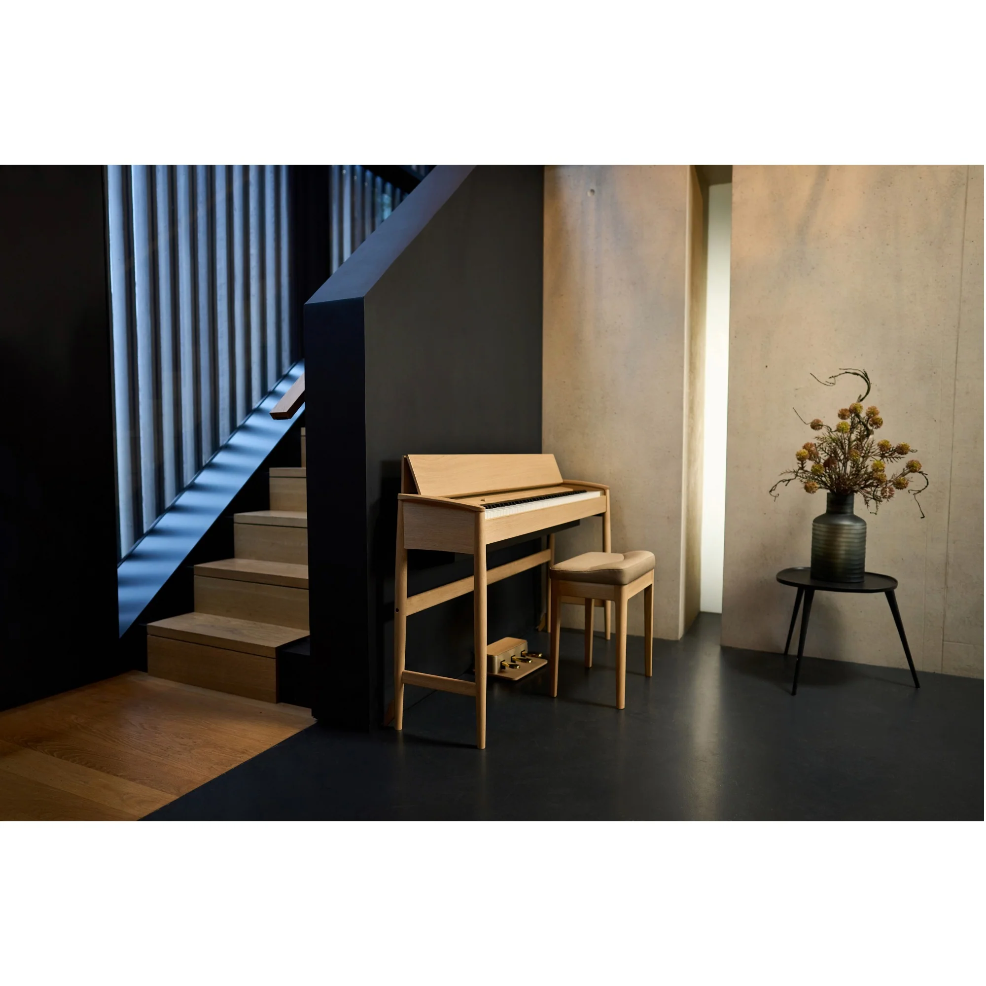 Roland Kiyola KF-20 Pure Oak | Premium Bundle Incl RH300 Headphones & Bench - Image 5