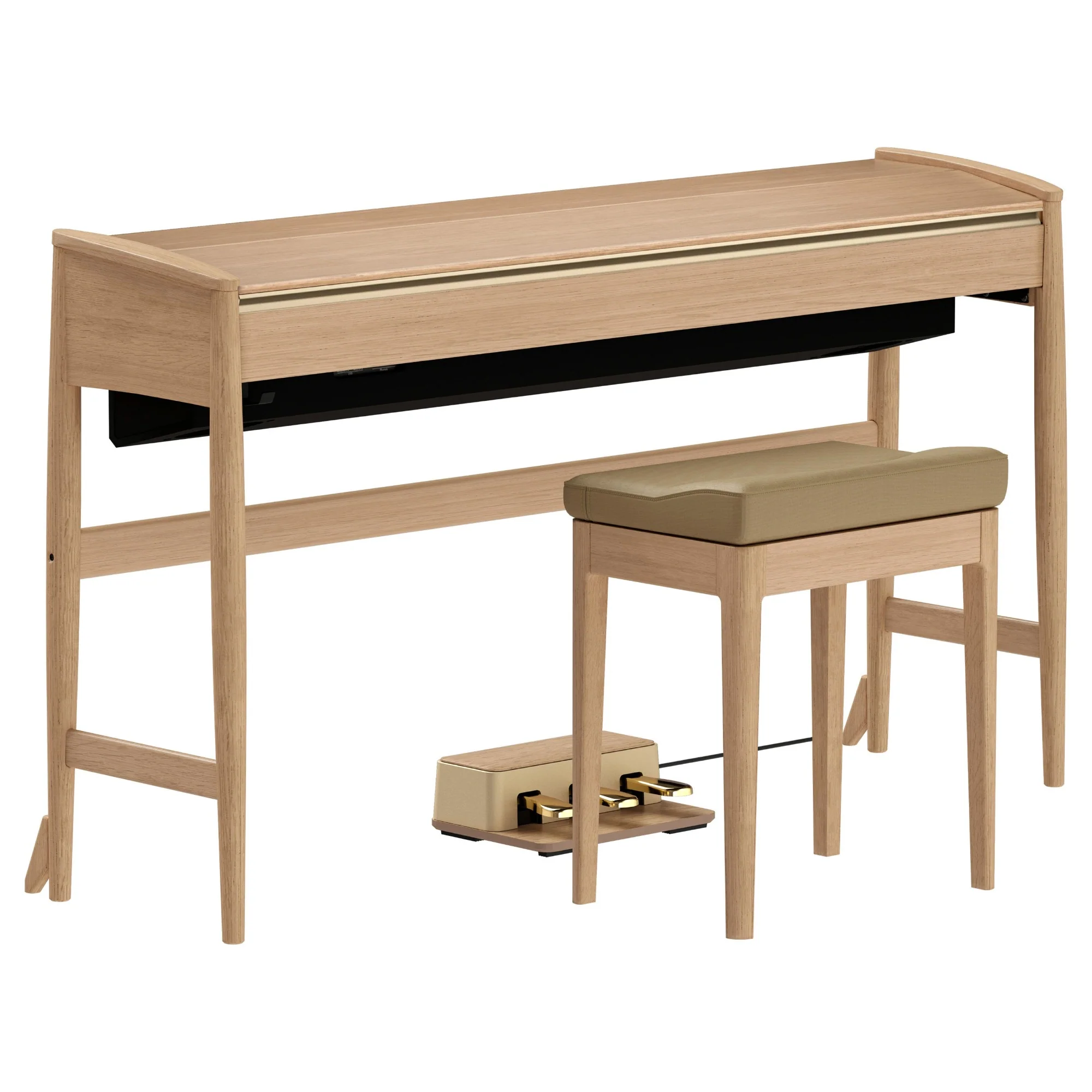 Roland Kiyola KF-20 Pure Oak | Premium Bundle Incl RH300 Headphones & Bench - Image 8