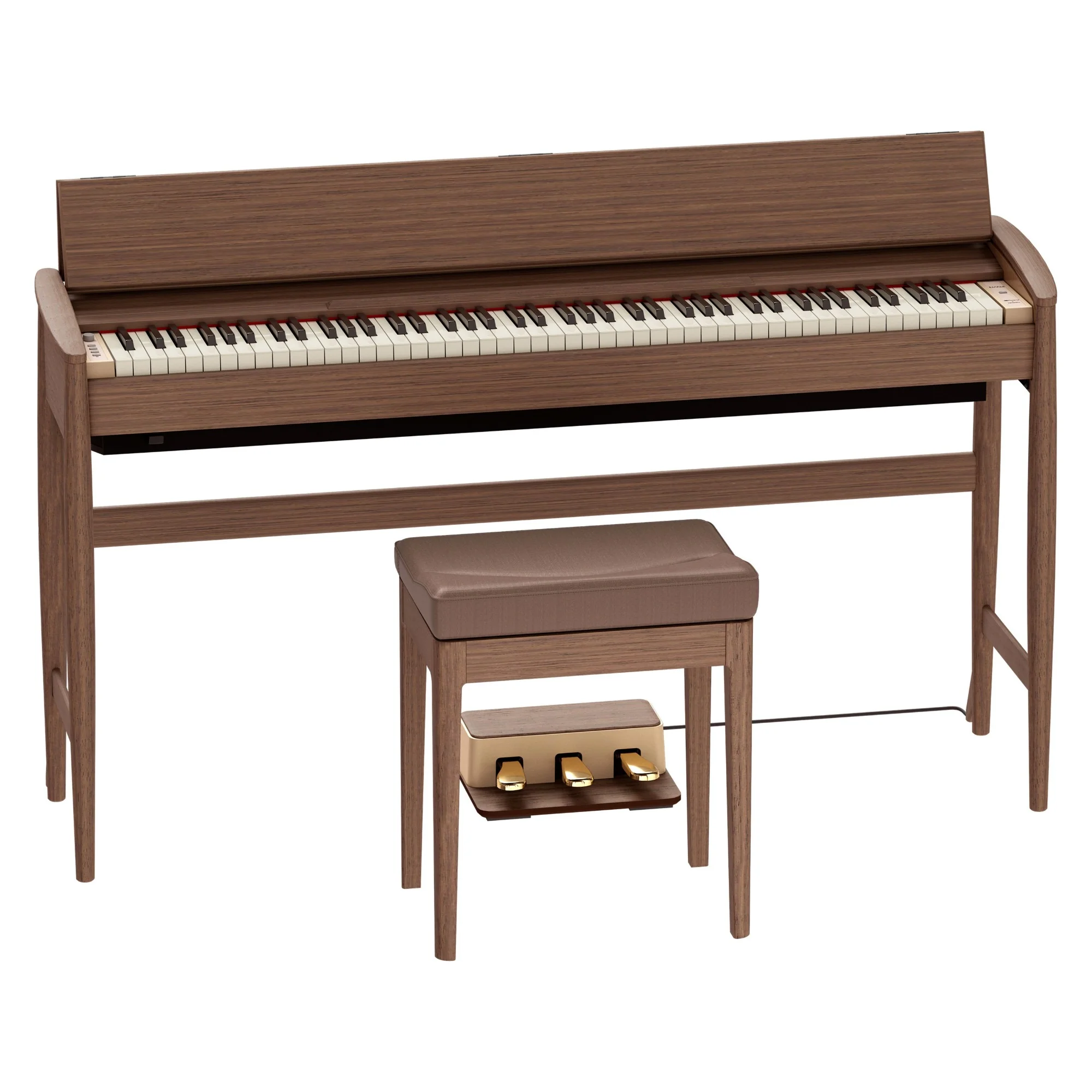 Roland Kiyola KF-20 Walnut | Premium Bundle Incl RH300 Headphones & Bench - Image 2