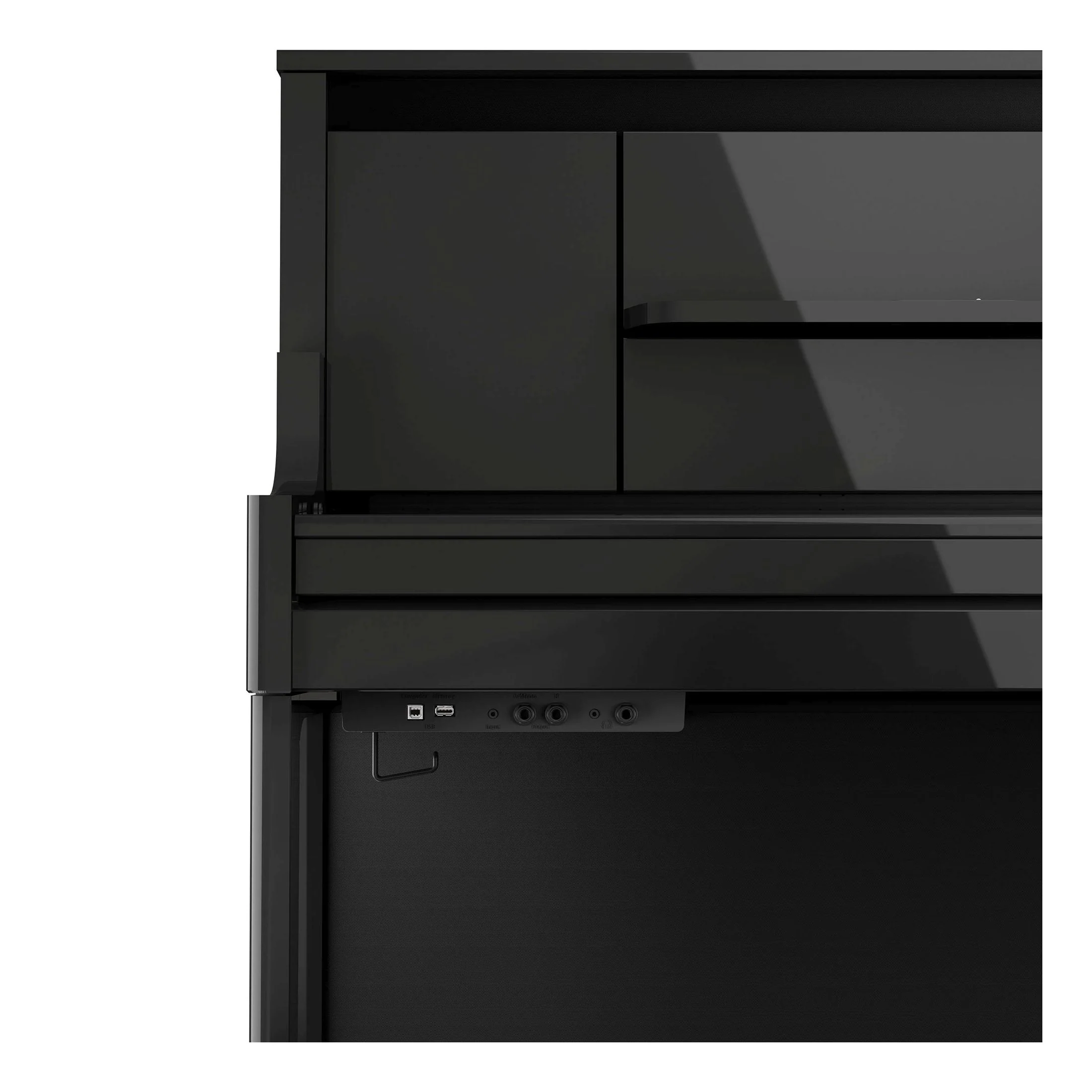 Roland LX9 Digital Piano Concert Package; Polished Ebony - Image 11