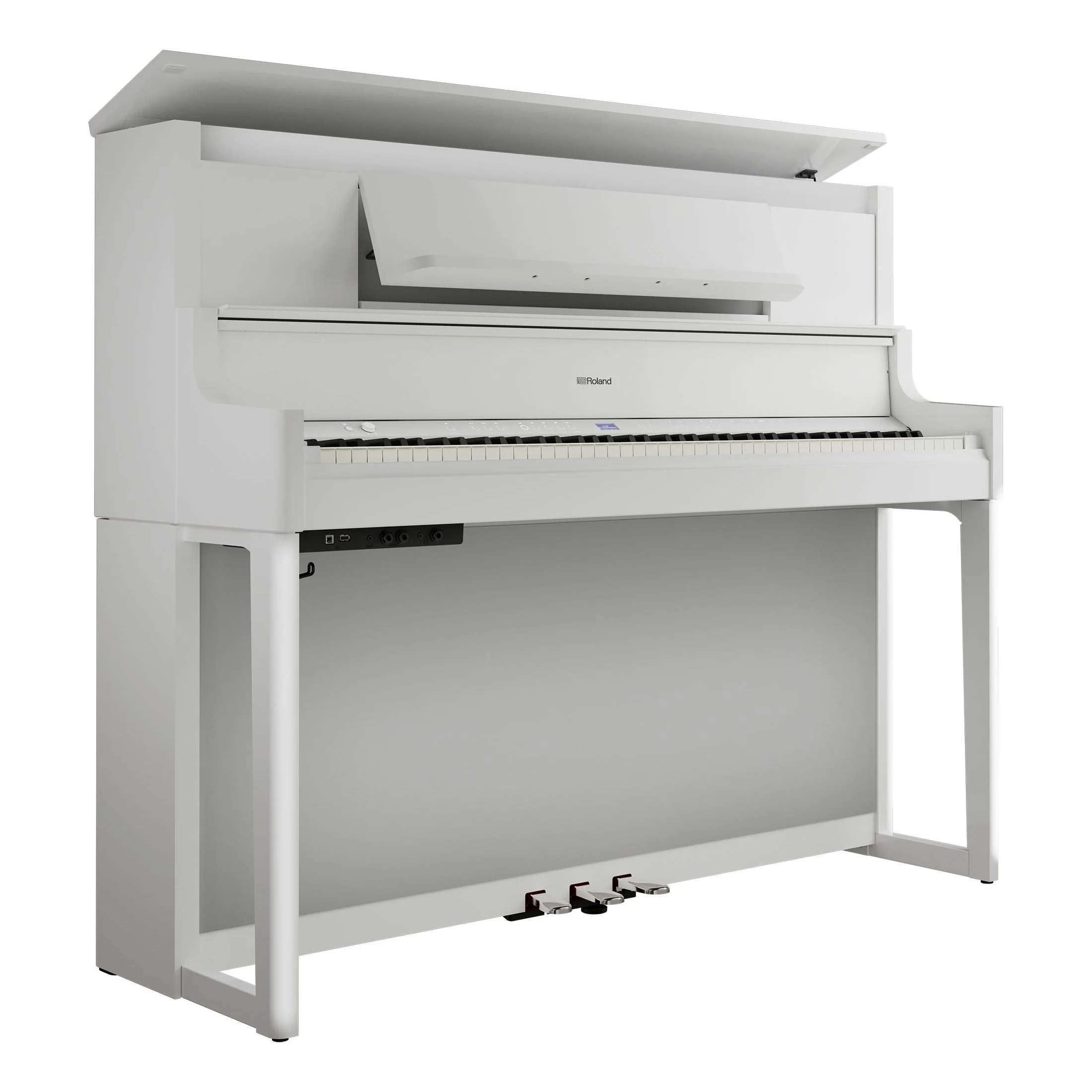 Roland LX9 Digital Piano Premium Package; Polished White - Image 2