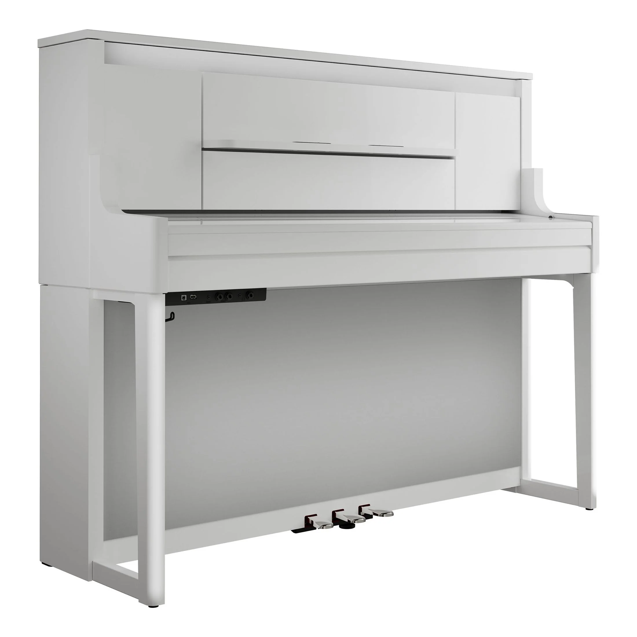 Roland LX9 Digital Piano Premium Package; Polished White - Image 3