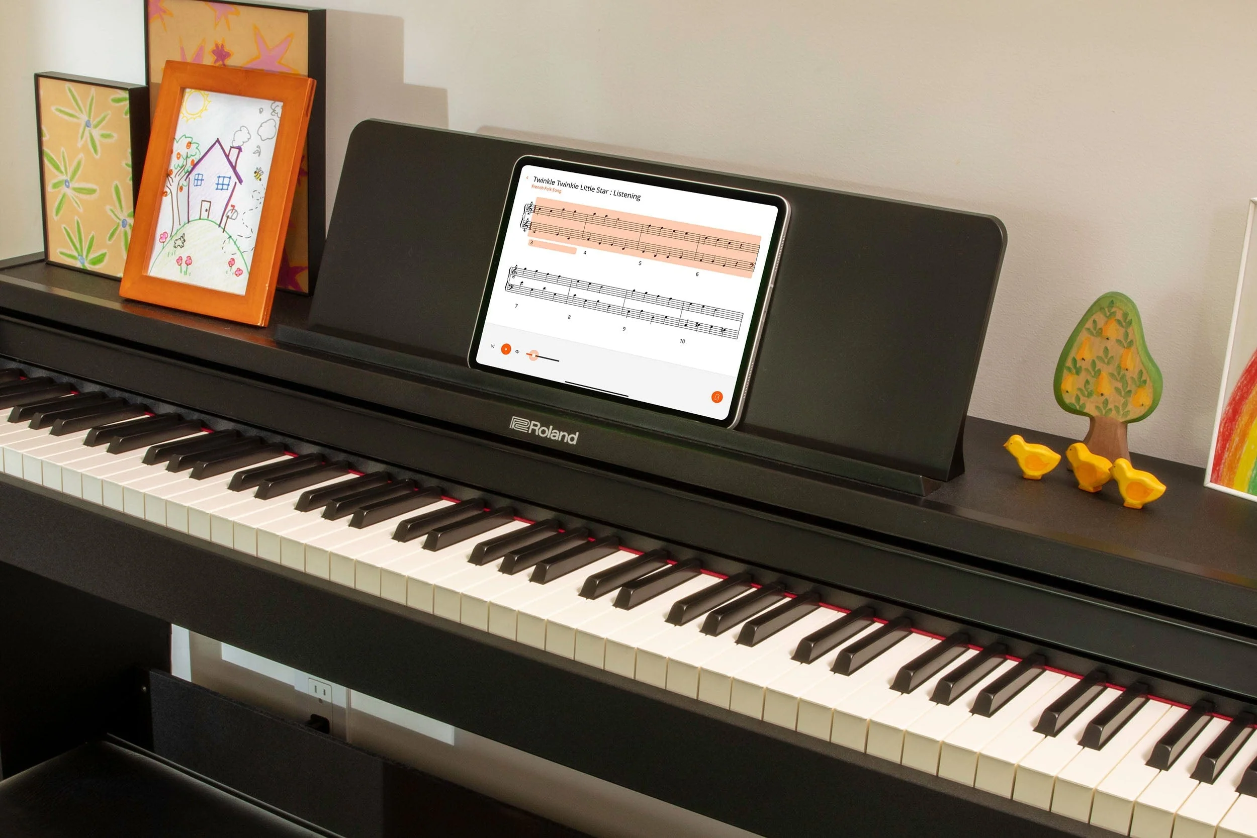 Roland RP107 Digital Piano; Black - Image 17