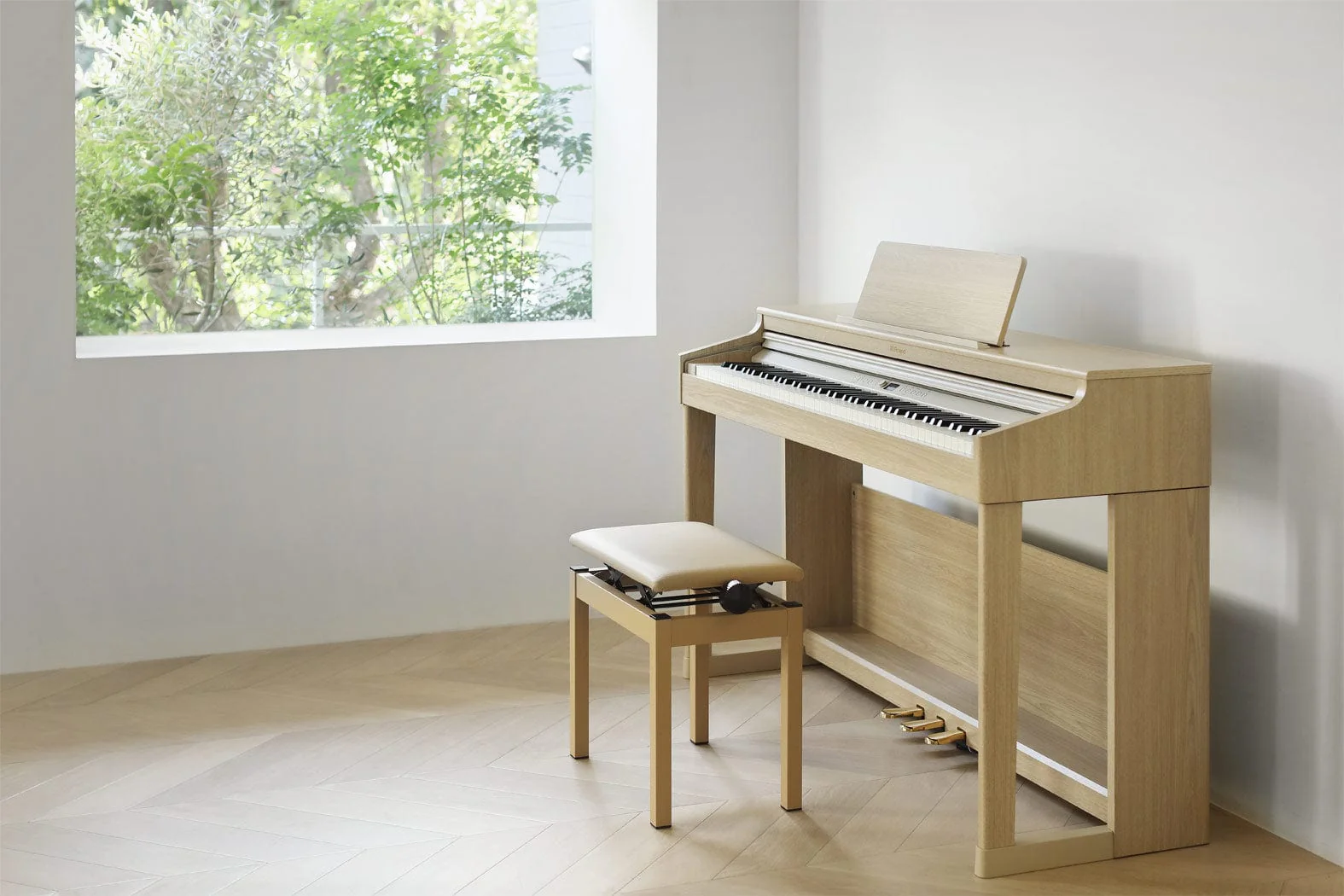 Roland RP701 White Digital Piano - Image 5