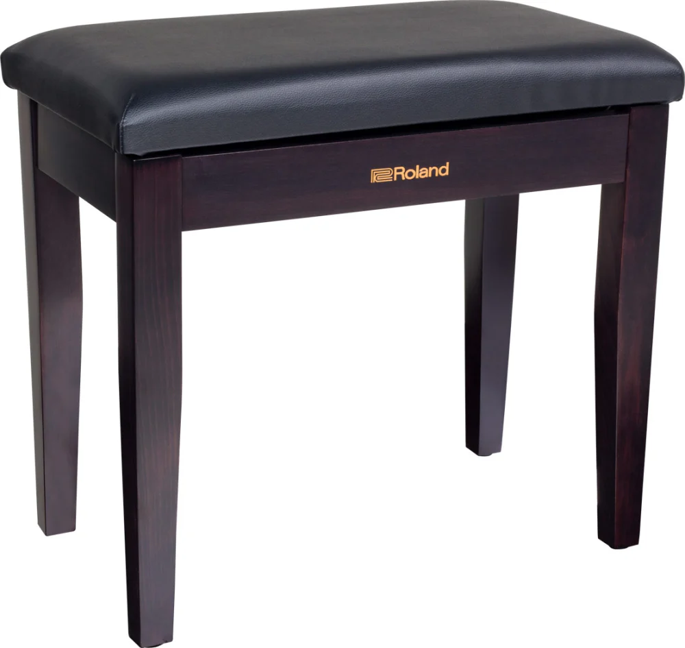 Roland RPB-100RW Piano Bench; Rosewood With Storage Compartment
