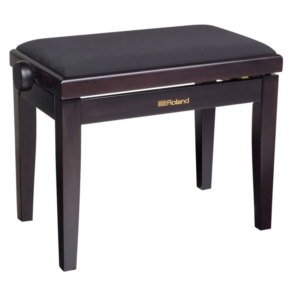 Roland RPB-220RW Piano Bench; Rosewood Velour Seat