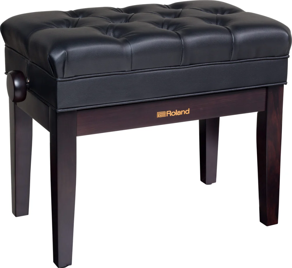 Roland RPB-500RW Piano Bench; Rosewood Vinyl Seat