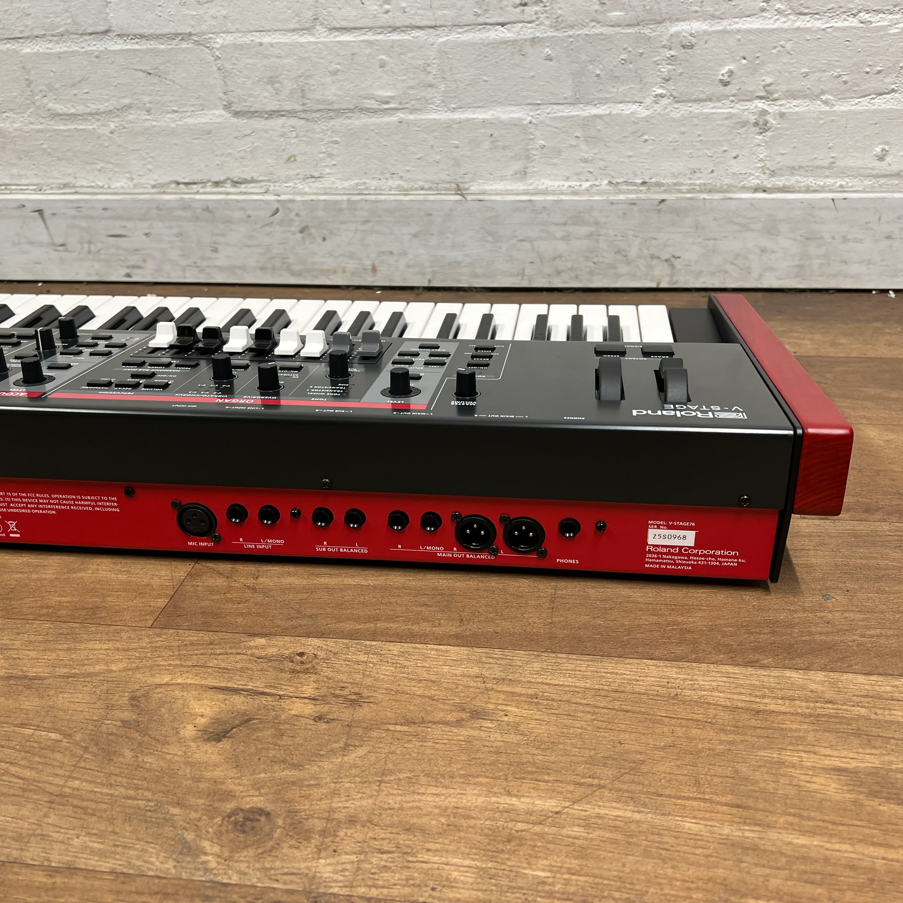 Roland V Stage 76 Keyboard; Serial No: Z5S0968 | Second Hand - Image 12