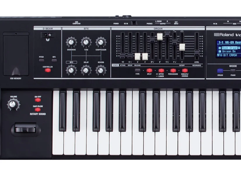 Roland VR09B 61 Note Black V-Combo Keyboard - Image 6