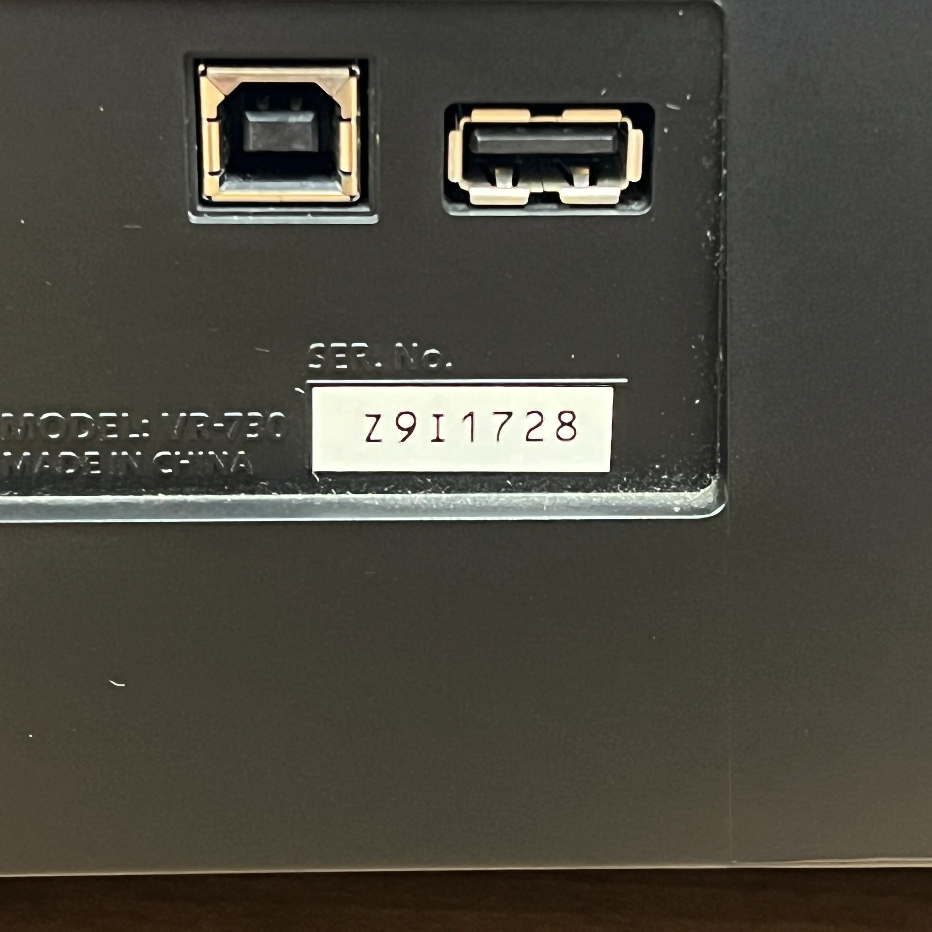 Roland VR730 73 Note V-Combo Keyboard; Serial No: Z9I1728 | Second Hand - Image 13