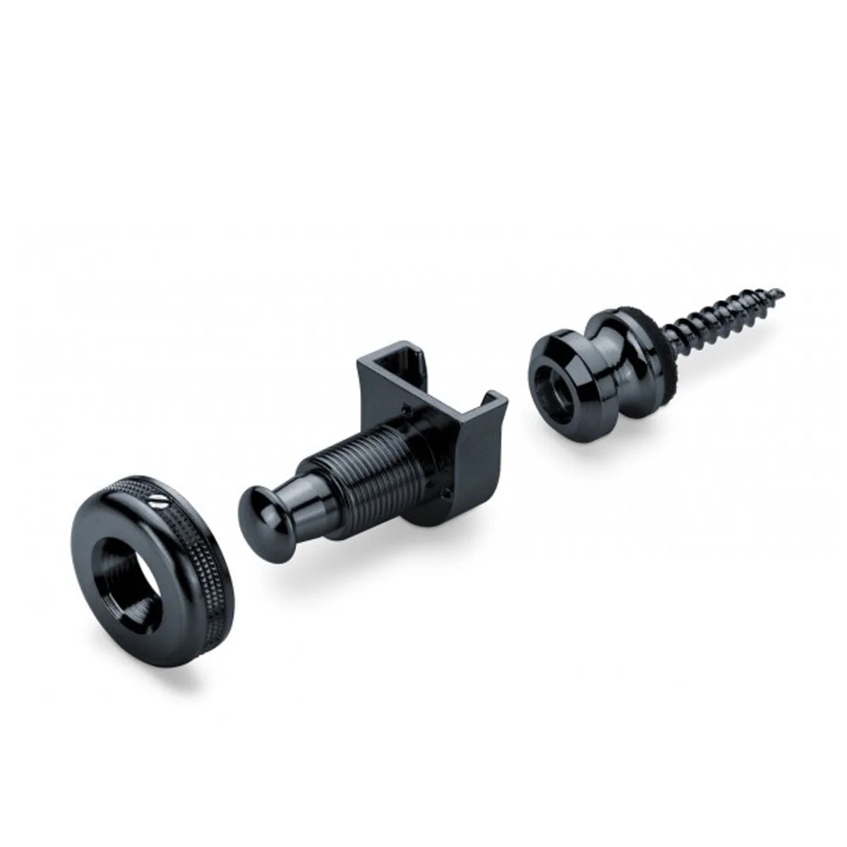 Schaller Guitar Strap Locks Black 1 Pair - Image 2