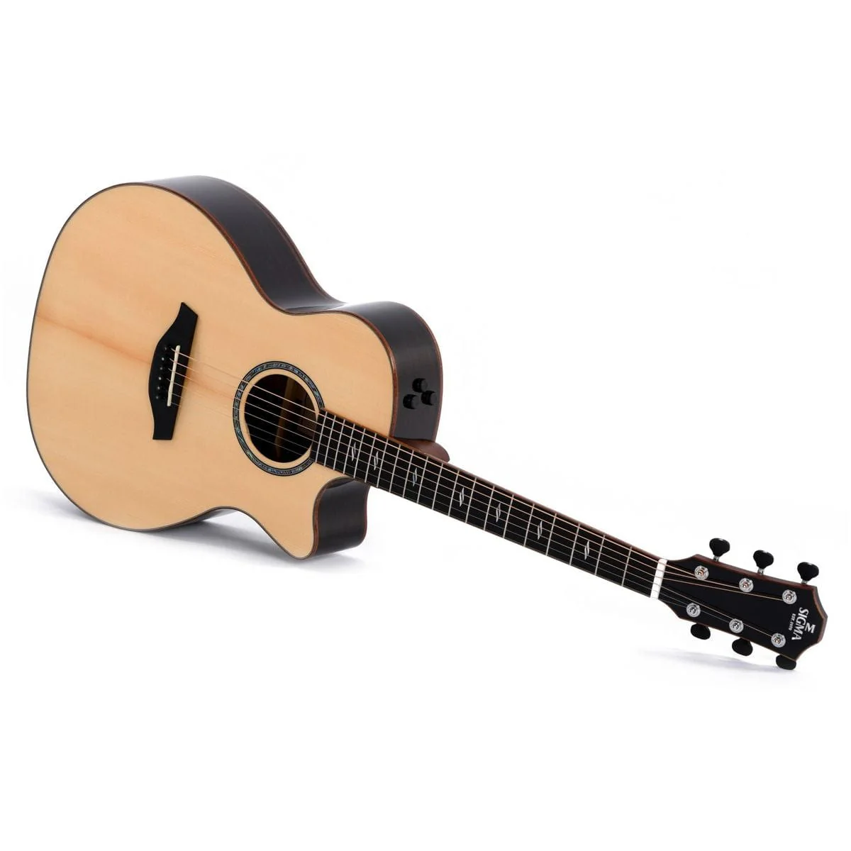 Sigma Modern Series GECE-3+ Electro Acoustic Guitar - Image 6