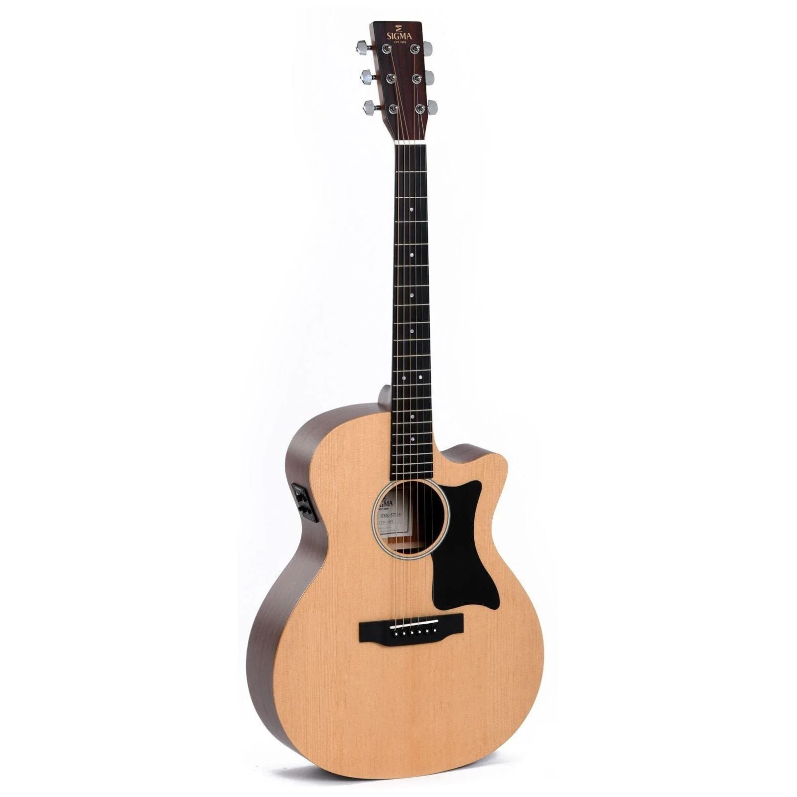 Sigma ST Series GMC-STE Grand Orchestral Electro Acoustic Guitar - Image 3