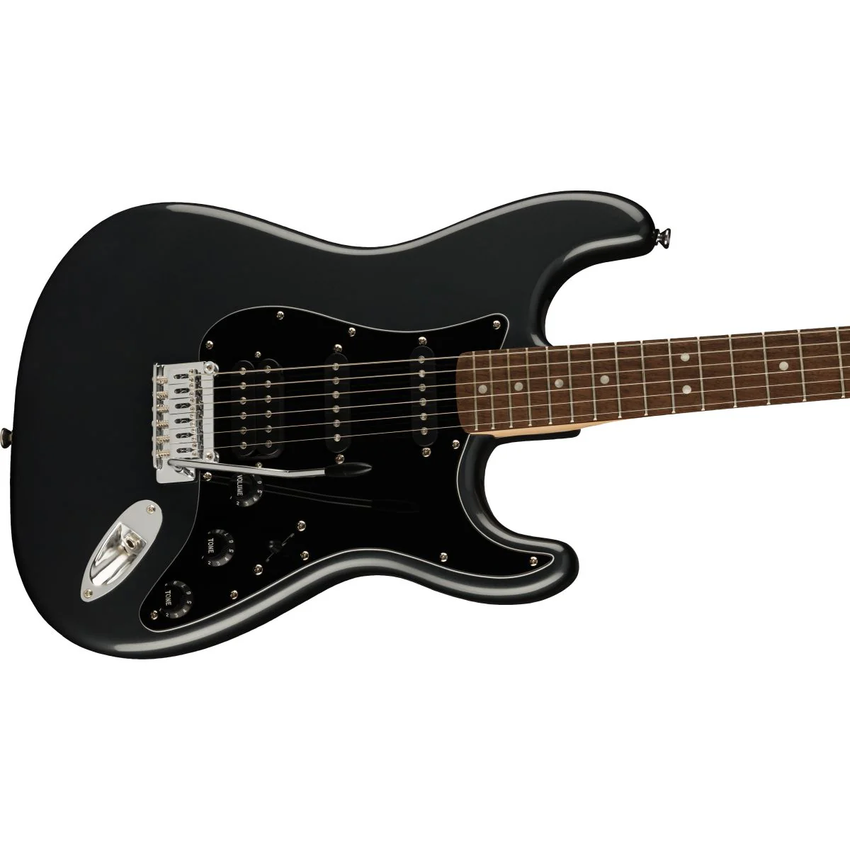 Squier Affinity Stratocaster HSS Guitar Pack Charcoal Frost Metallic - Image 7