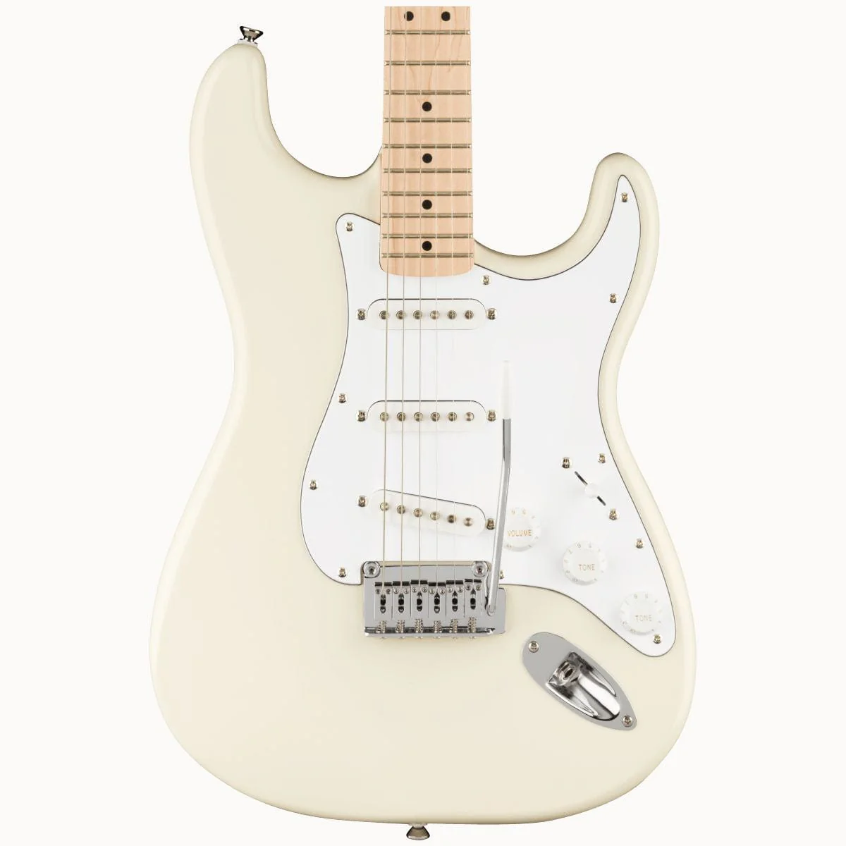 Squier Affinity Stratocaster Maple Olympic White Guitar
