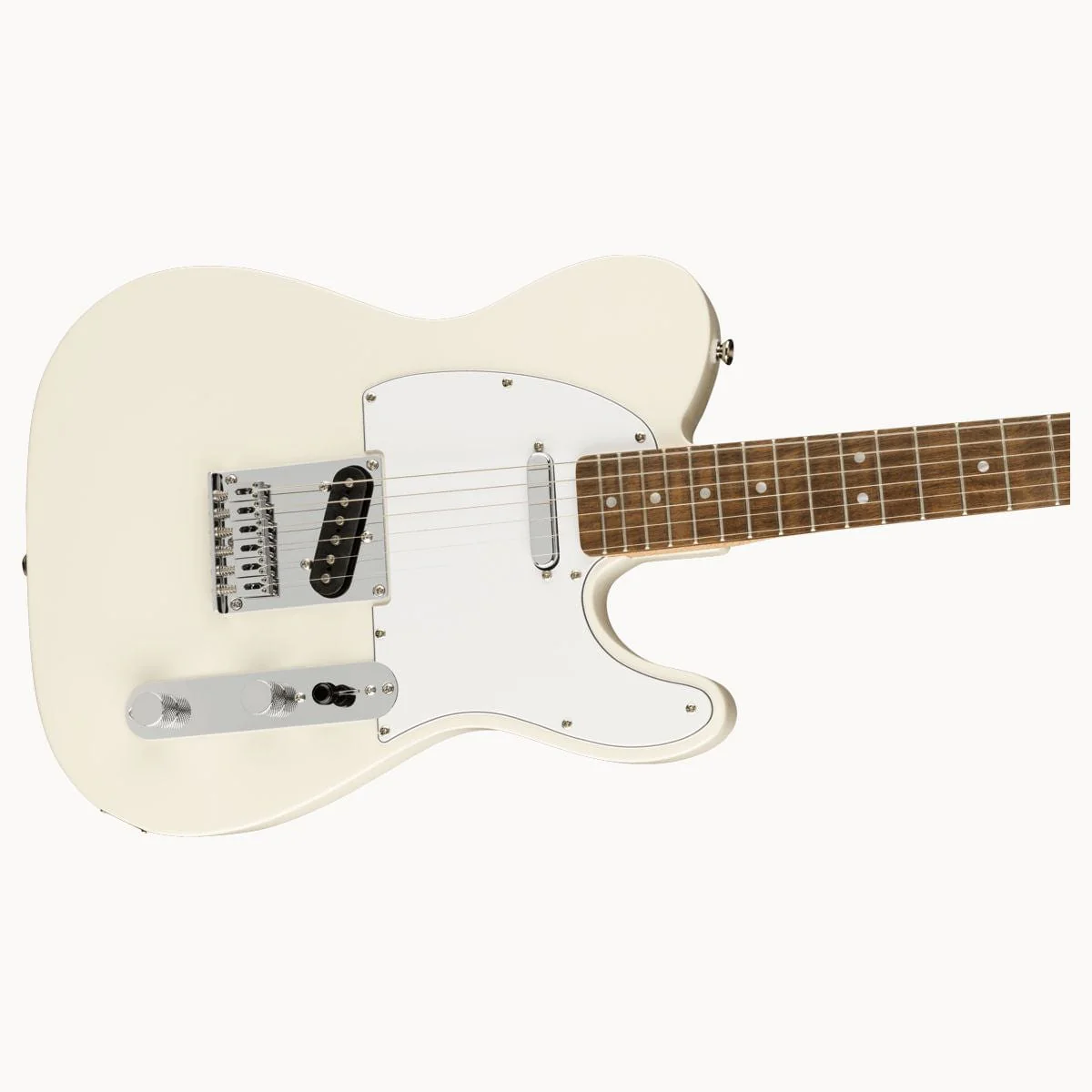 Squier Affinity Telecaster Laurel Olympic White Guitar - Image 5