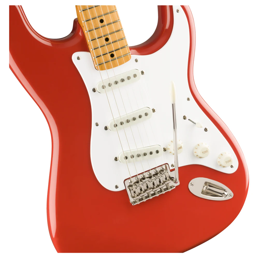 Squier Classic Vibe 50s Strat Maple Fiesta Red Guitar - Image 4