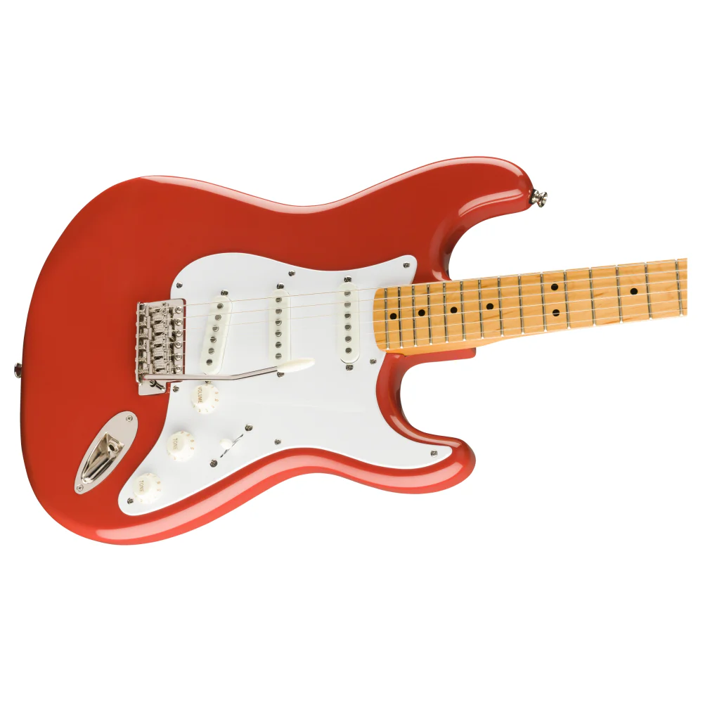 Squier Classic Vibe 50s Strat Maple Fiesta Red Guitar - Image 5