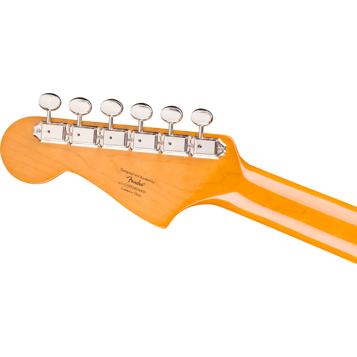 Squier Classic Vibe '60s Jazzmaster; Laurel Fingerboard, Tortoishell Pickguard, Tahitian Coral - Image 4