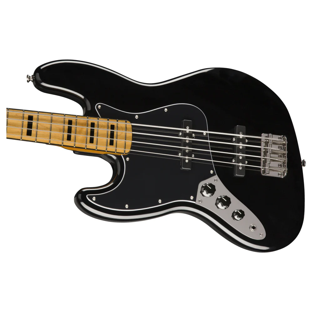 Squier Classic Vibe 70s Jazz Bass Left Hand Maple; Black - Image 4