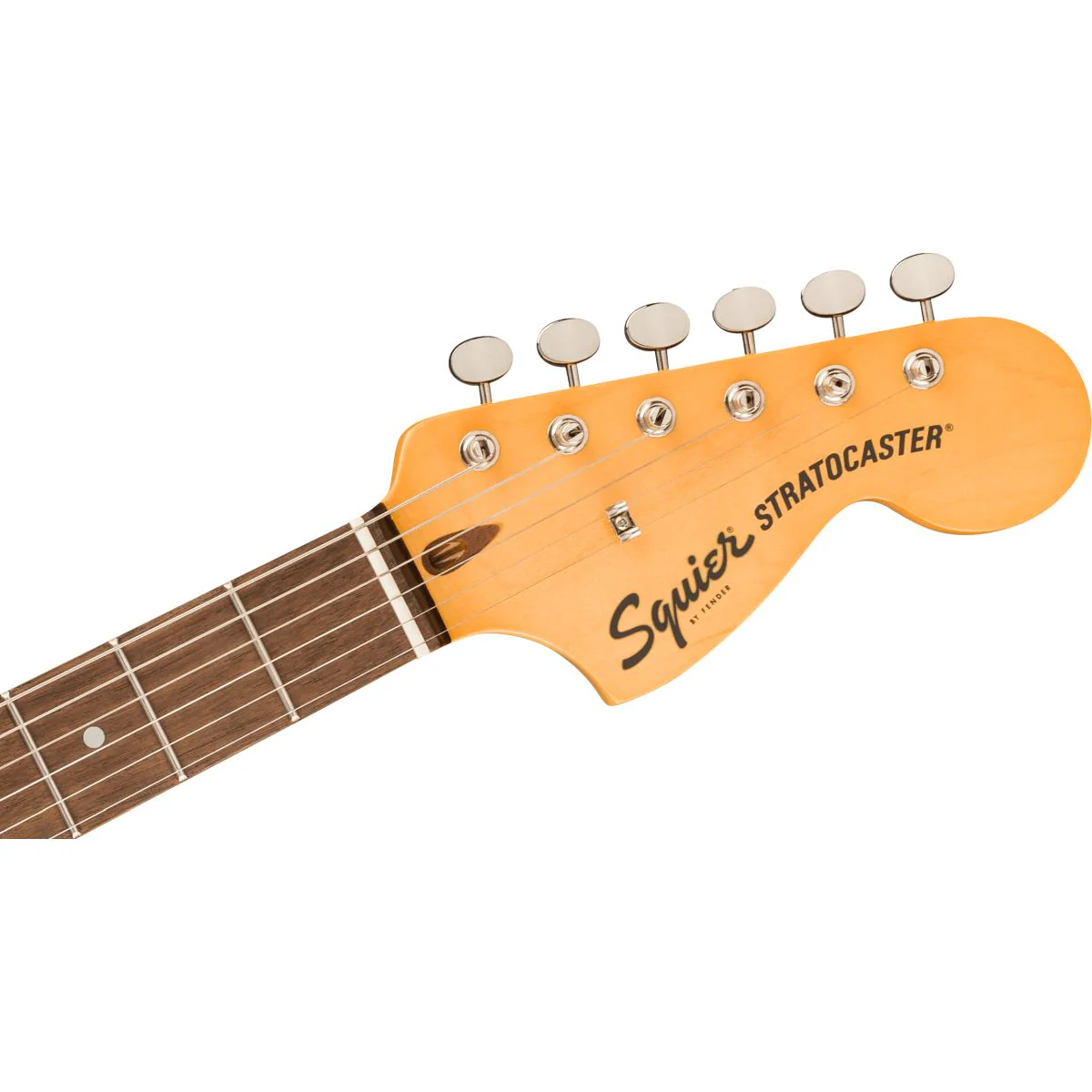 Squier Classic Vibe '70s Stratocaster HT HSS, Laurel Fingerboard, Black Pickguard, Mocha - Image 5