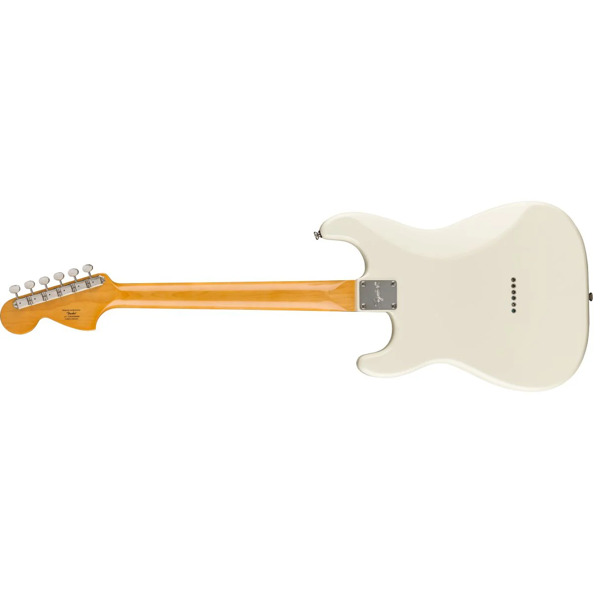 Squier Classic Vibe '70s Stratocaster HT HSS, Laurel Fingerboard, Black Pickguard, Olympic White - Image 4