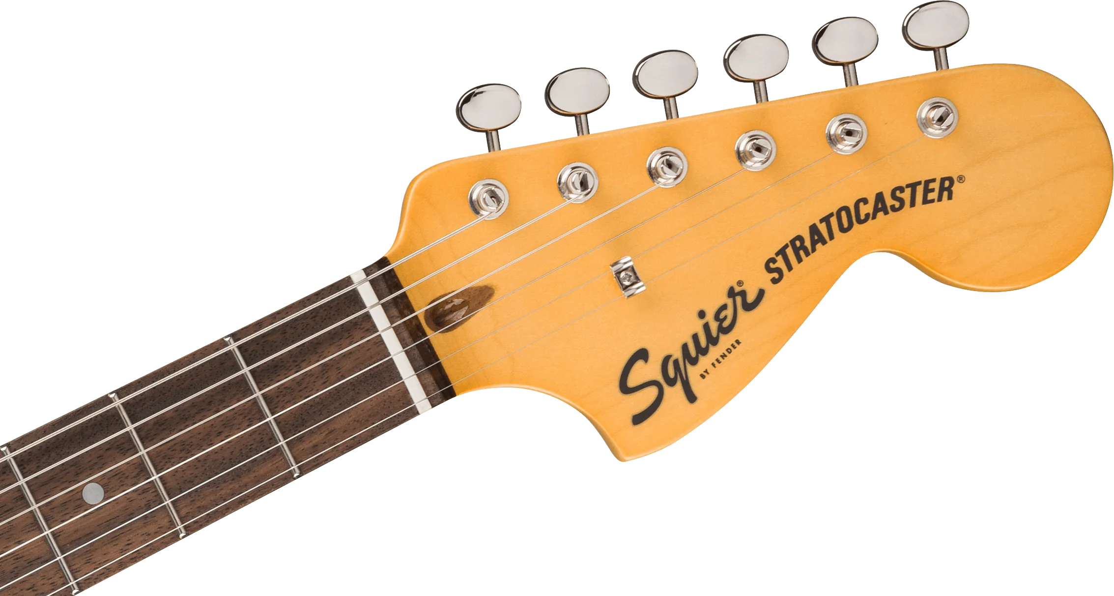 Squier Classic Vibe '70s Stratocaster HT HSS, Laurel Fingerboard, Black Pickguard, Olympic White - Image 6