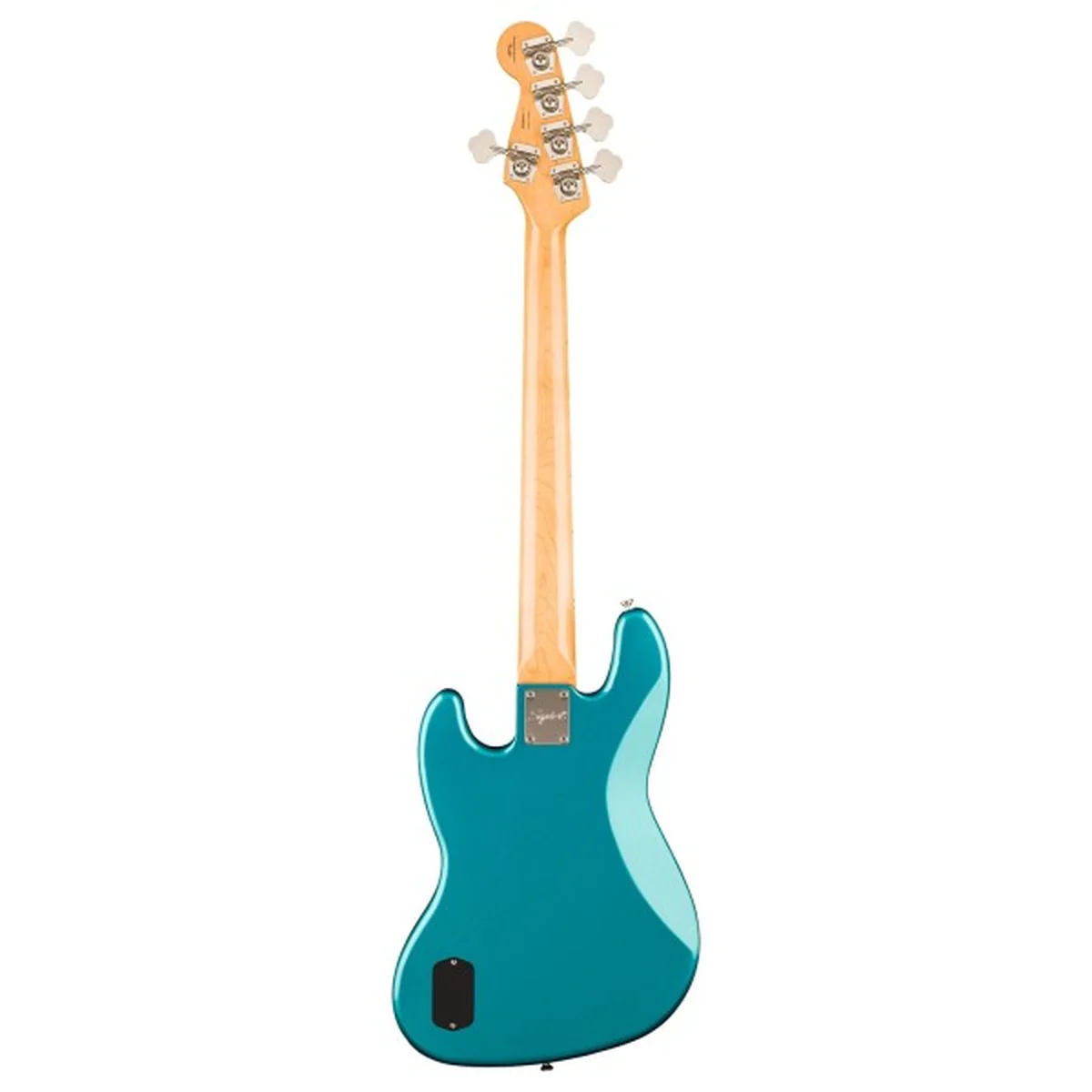 Squier Classic Vibe Active '70s Jazz Bass V, Maple Fingerboard, Parchment Pickguard, Ocean Turquoise - Image 3