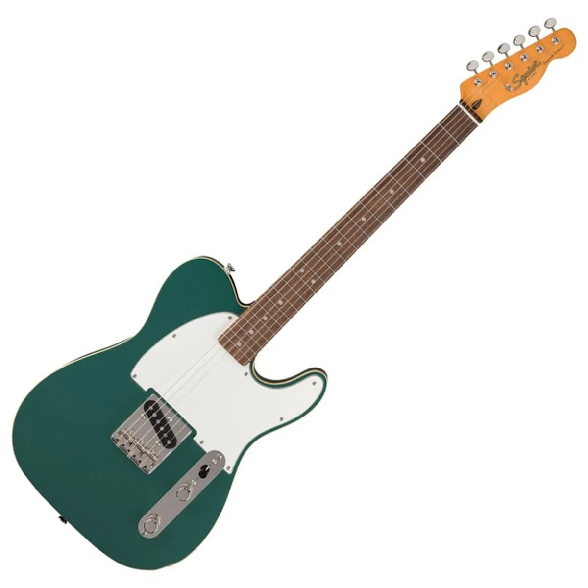Squier Classic Vibe Custom Esquire; Laurel Fingerboard, Parchment Pickguard, Sherwood Green - Image 2